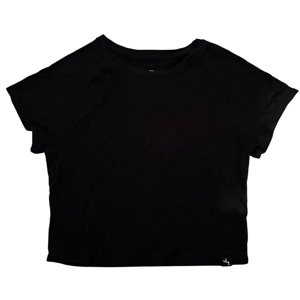Womens Washed Jersey Cropped Short Sleeve
Top JoyLab Black medium athletic shirt - Picture 4 of 5